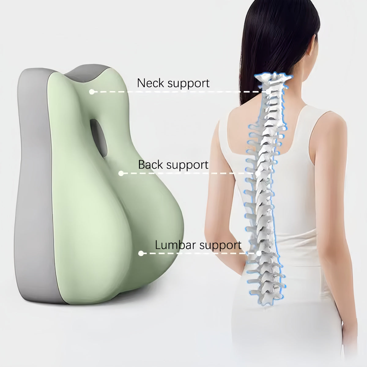 Button-Activated Intimate Support Pillow for Couples