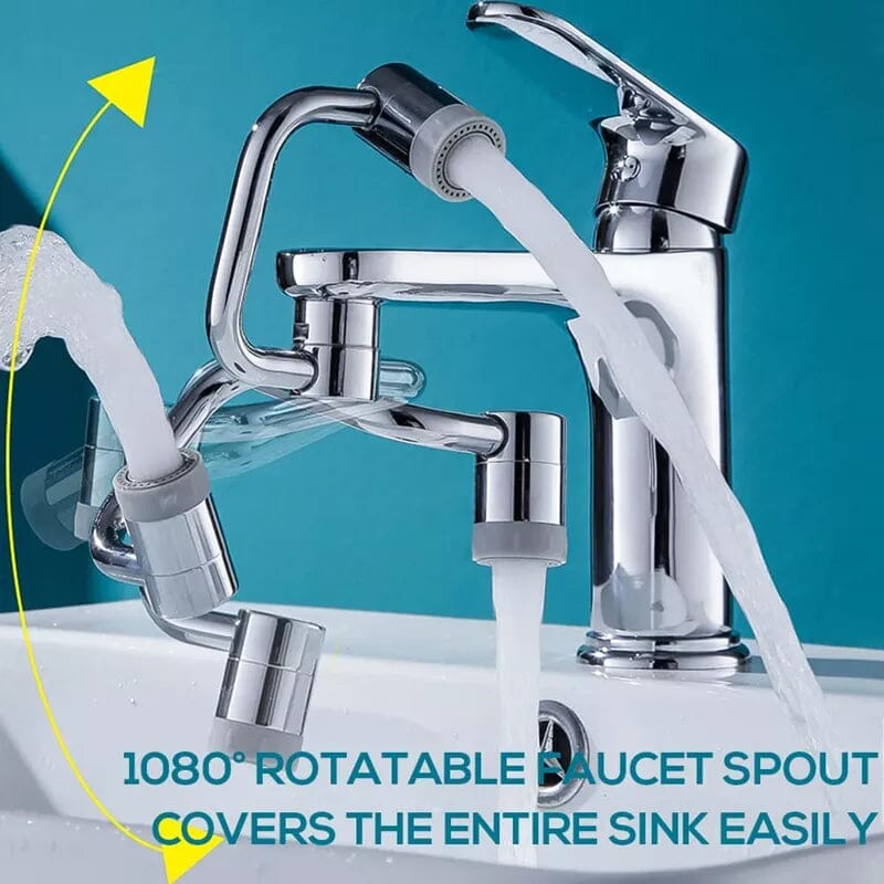 FlexSplash - Premium 1080° rotatable faucet for precise water control