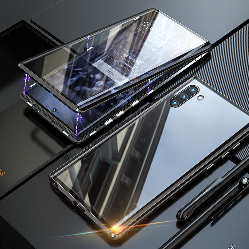 Magnetic Tempered Glass Dual-Sided Phone Case for Samsung