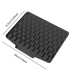 Angled Silicone Drip Mat - Heat Resistant and Non-Slip