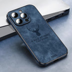 Deer - Luxury Leather iPhone Case with Stylish Design and Shockproof Protection