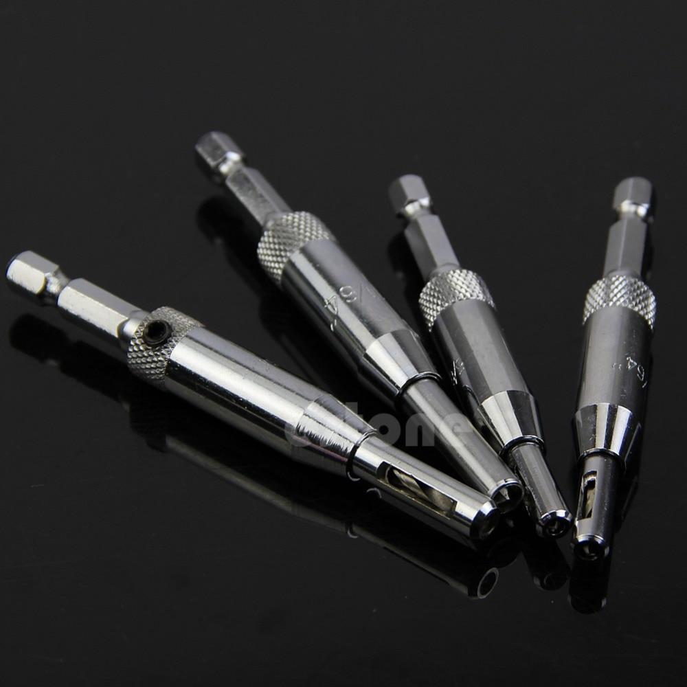 No.1 Self-Centering Drill Bits 4x precise Centered Hinge Drill Set