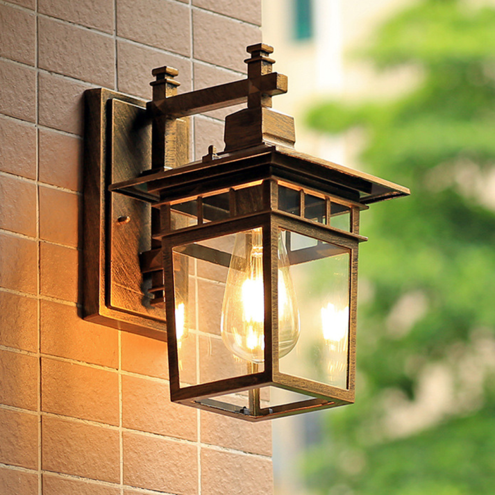 Elegant Outdoor Wall Light Alessio Black