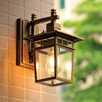 Elegant Outdoor Wall Light Alessio Black