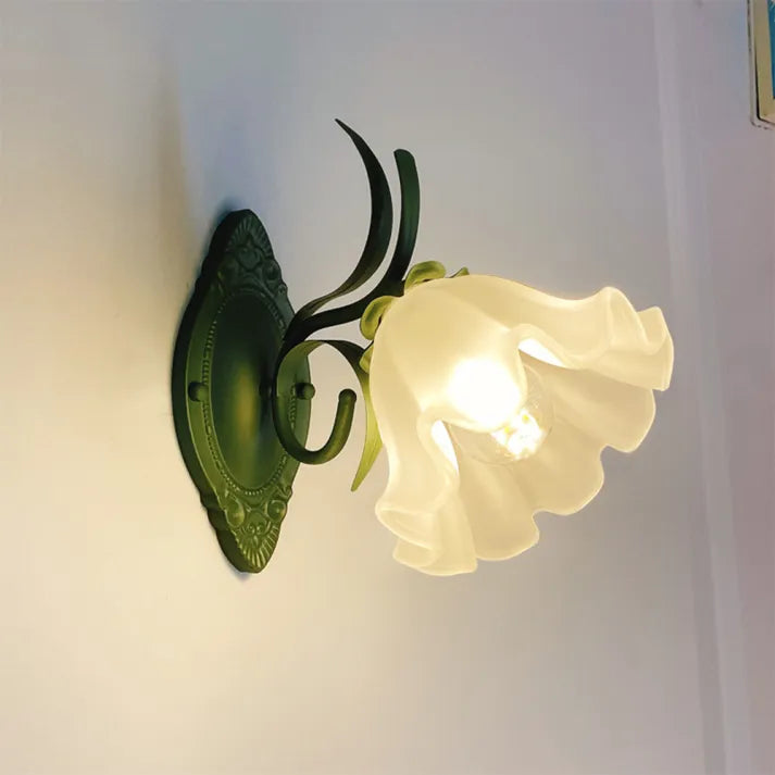 Stylish LED Wall Sconce with Floral Motif Combination of Nature and Elegance