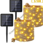 Solar-powered string lights for outdoors – Charming LED decorative lighting