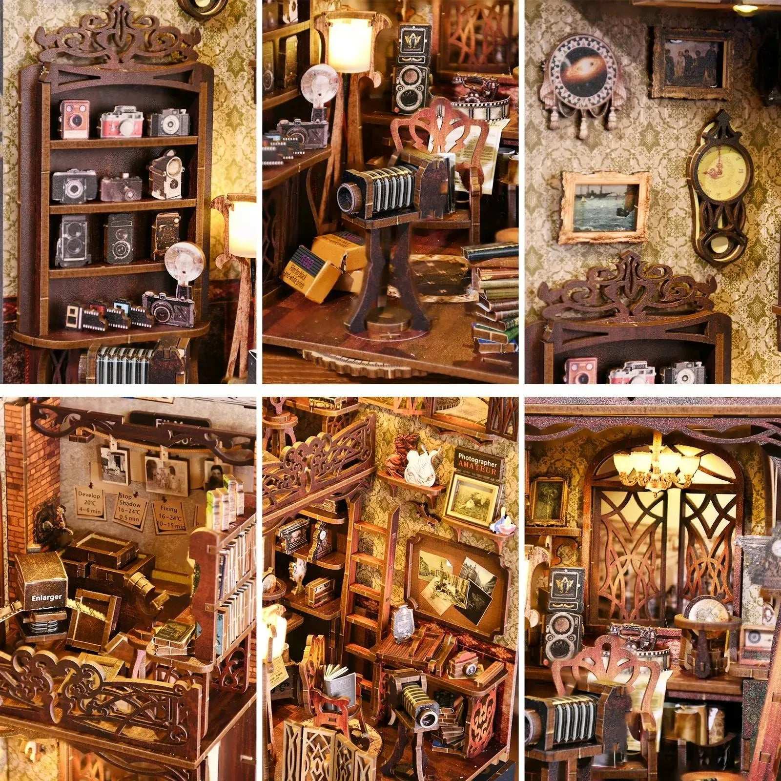 Film Darkroom DIY Book Nook Kit