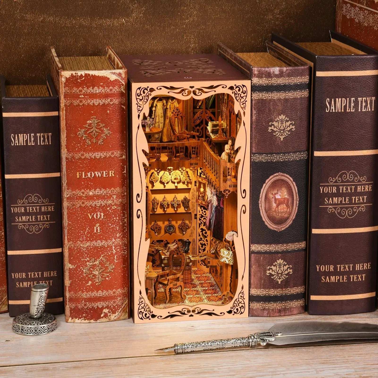 Wardrobe of Duchess DIY Book Nook Kit