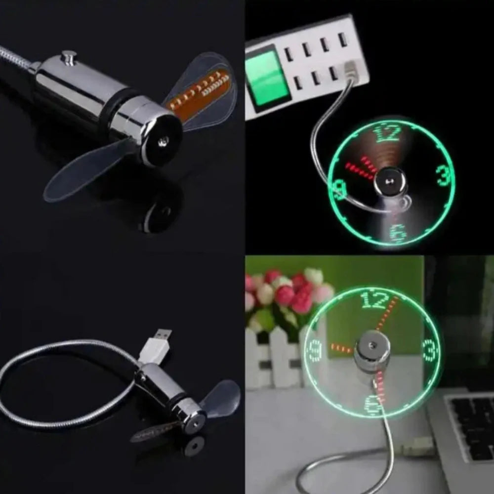 TimeGlow Clock Fan