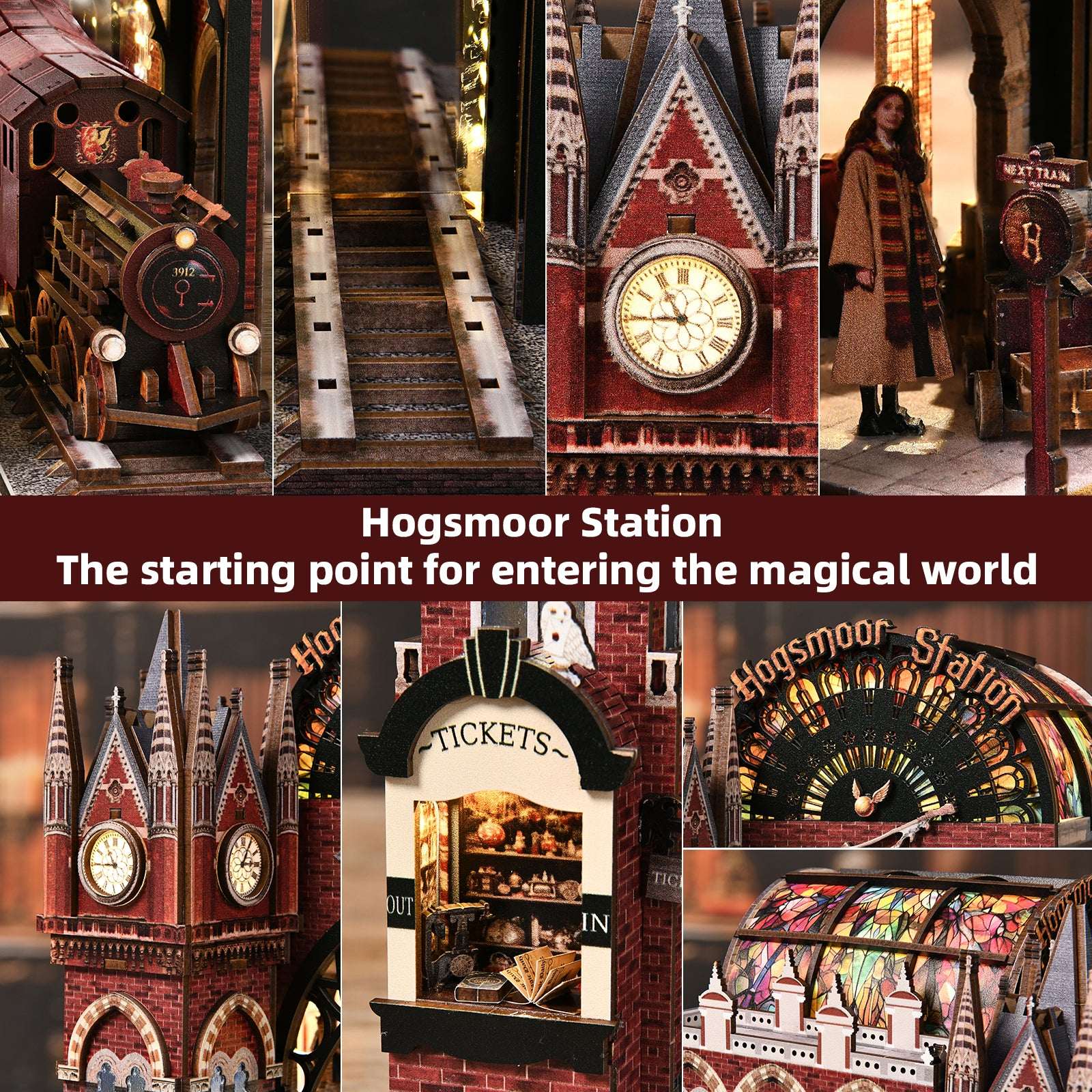 Hogsmoor Station DIY Book Nook Kit