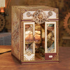 Train Cabin Series – Steam Fantasy Motion Scene DIY Book Nook Kit