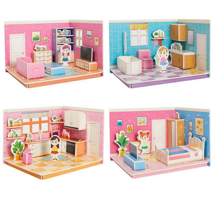 Creative 3D Puzzle – Dream House for Playing & Designing
