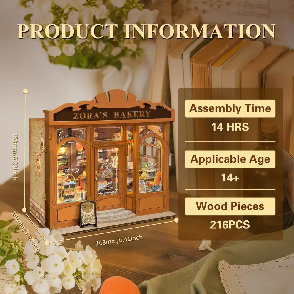 Zora’s Bakery DIY Mini House Kit l DIY Miniature Kit