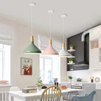 Modern elegance in the form of a stylish conical pendant lamp
