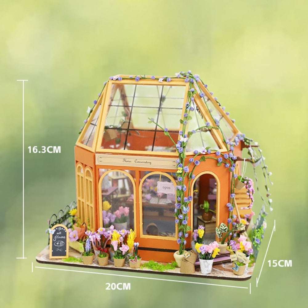 Flower Boutique Mini House Kit l DIY Miniature Kit