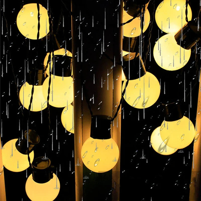 LED Solar String Lights for Outdoor – Eco-Friendly Garden and Terrace Lighting