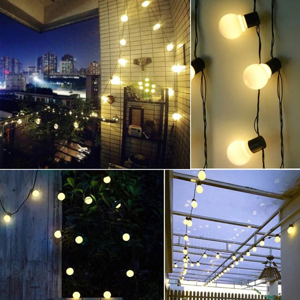 LED Solar String Lights for Outdoor – Eco-Friendly Garden and Terrace Lighting