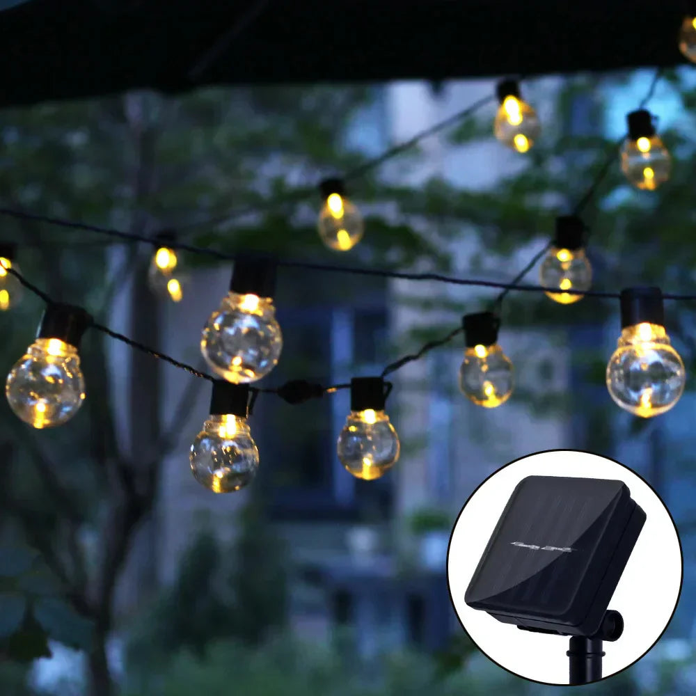 LED Solar String Lights for Outdoor – Eco-Friendly Garden and Terrace Lighting
