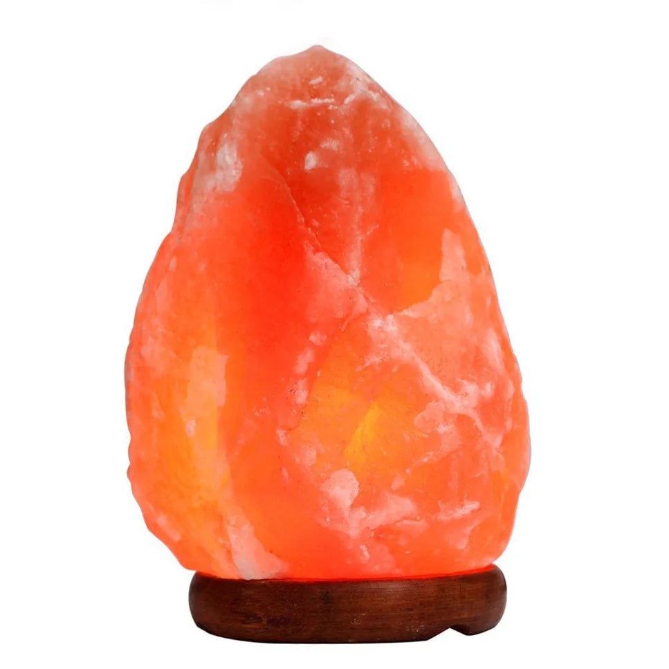 Himalayan salt lamp made of natural salt – Calming light for well-being and relaxation
