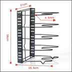 Adjustable Pan Rack Organizer
