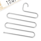 5-Layer Stainless Steel S-Shape Clothes Hanger