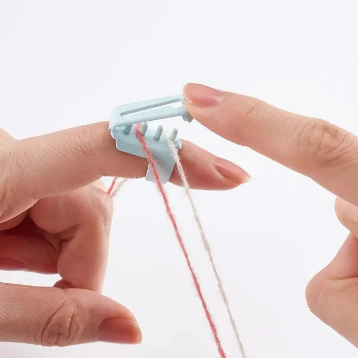 5 pieces | Yarn guide ring – Comfortable knitting & crocheting without finger strain
