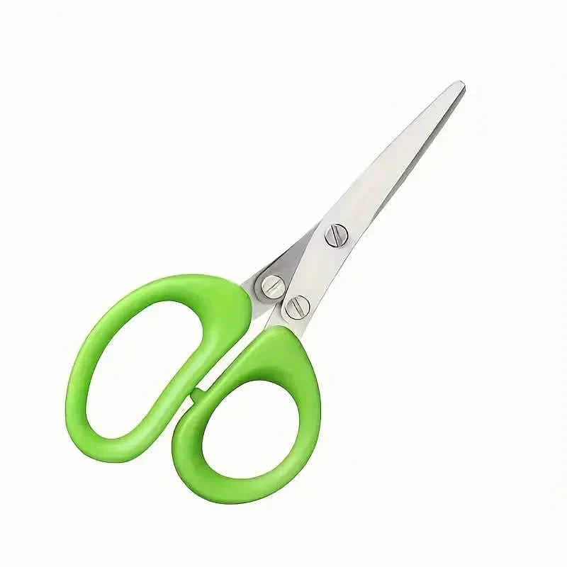 5-Blade Stainless Steel Herb Scissors Set - Versatile Kitchen Scissors