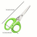 5-Blade Stainless Steel Herb Scissors Set - Versatile Kitchen Scissors