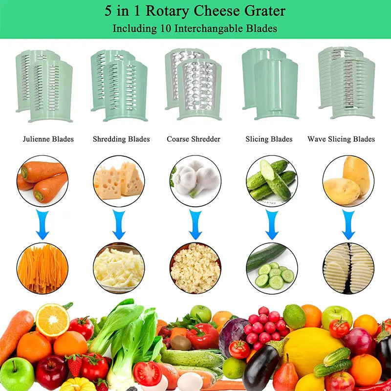 5-in-1 Redating Mandoline Slicer for Crispy, Healthy Vegetable Snacks