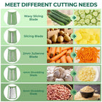 5-in-1 Kitchen Chopper – Effortless Cutting, Dicing and Chopping