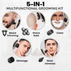 GLIDESONIC – 5-in-1 Grooming Razor for Smooth, Irritation-Free Shaving