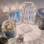 CrystalGlow Touch lamp – Elegant Table Lamp with Touch Sensor and USB