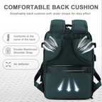 Durable Backpack for Trips with USB Charging Port