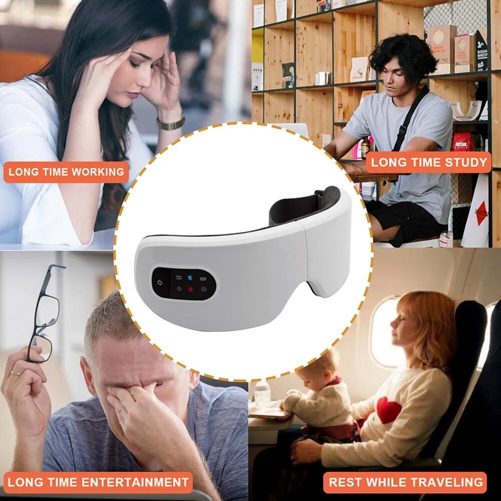 Instant relaxation - Elimination of eye fatigue - Total relaxation