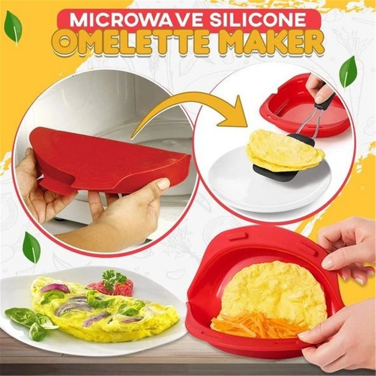 Non-Stick Microwave Omelette Maker