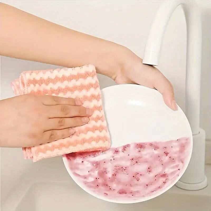 5-Pack: Ultra-soft microfiber dish towels