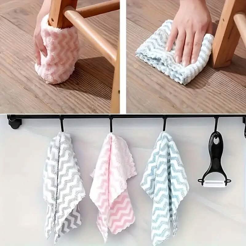 5-Pack: Ultra-soft microfiber dish towels