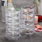 5-piece Multifunctional Stackable Containers for Accessories