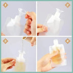 5-piece travel set for lotions – Lightweight & Leak-proof