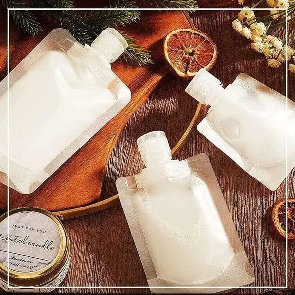 5-piece travel set for lotions – Lightweight & Leak-proof
