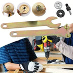 5-pc Drill Angle Grinder Adapter – Cutting & Polishing Rod