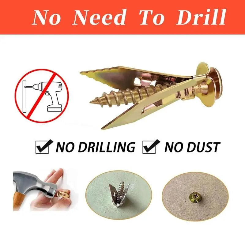 50 pieces of dowels with screws – self-tapping for drywall