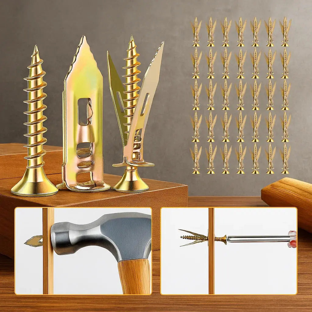 50 pieces of dowels with screws – self-tapping for drywall