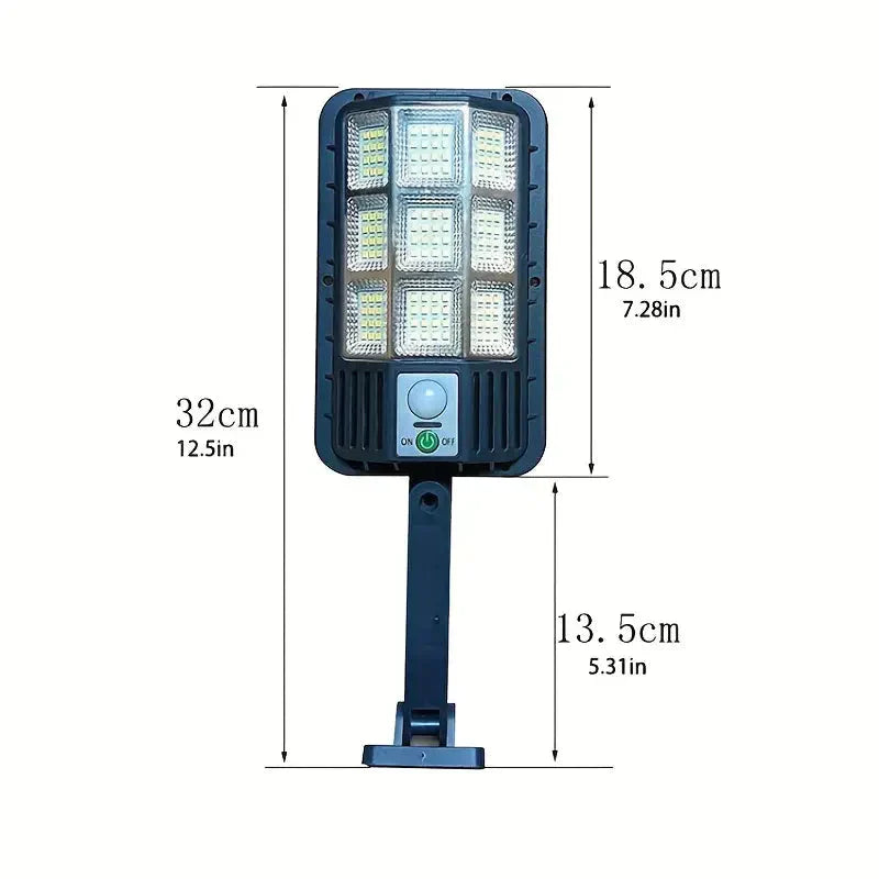 5000LM Solar Floodlight Twilight to Dawn, Solar Powered Outdoor Lights with Security Motion Sensor