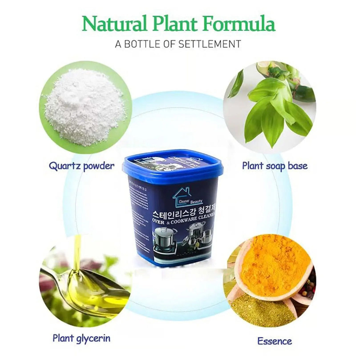 500 g Stainless Steel Cleaning Paste – Cleans, Polishes & PRedects in one step!