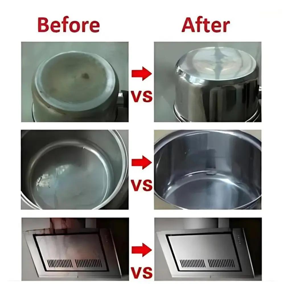 500 g Stainless Steel Cleaning Paste – Cleans, Polishes & PRedects in one step!