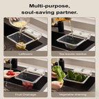 UltraSieve — Master your kitchen with perfect drainage comfort!