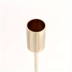 ElegantGleam | 3-piece metal candle holder set for the table