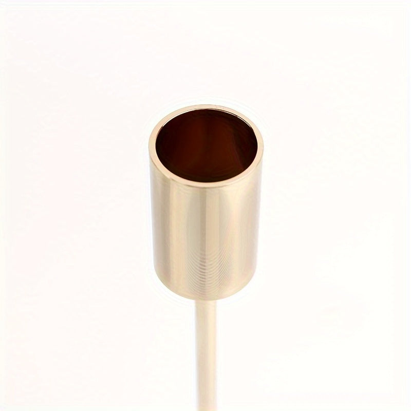 ElegantGleam | 3-piece metal candle holder set for the table