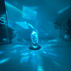 Crystal bedside lamp